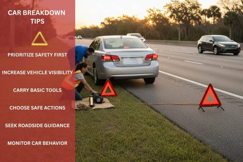 Practical Tips for Orange Park Drivers When a Car Breaks Down