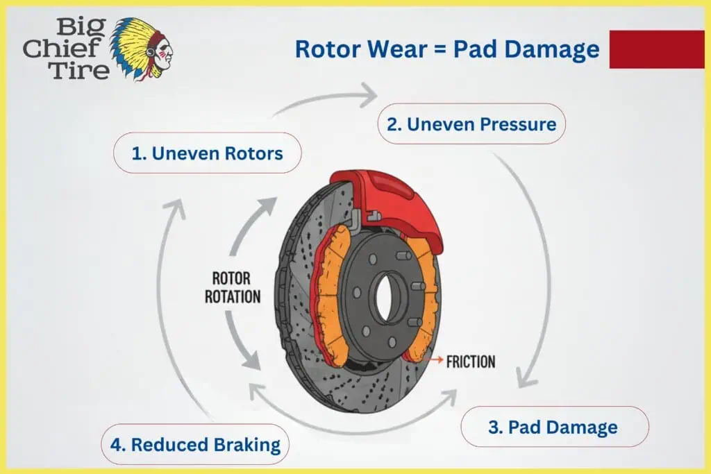 Brake Rotor Wear Signs That Show Up Before Your Pads Fail